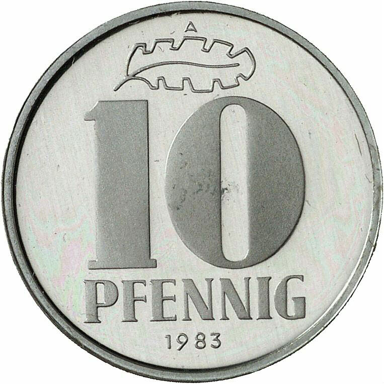 DE 10 Pfennig 1983 A