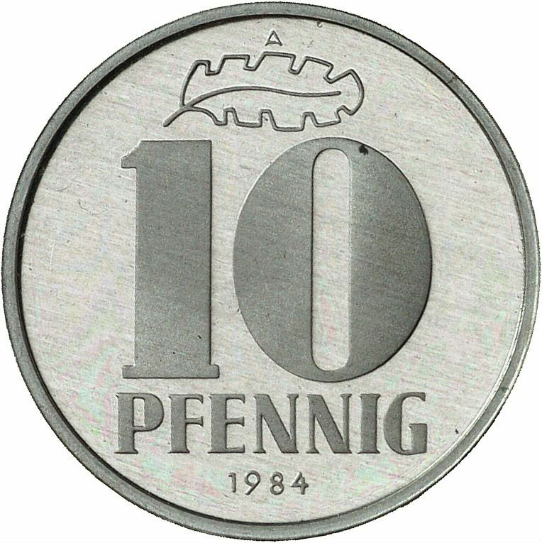 DE 10 Pfennig 1984 A