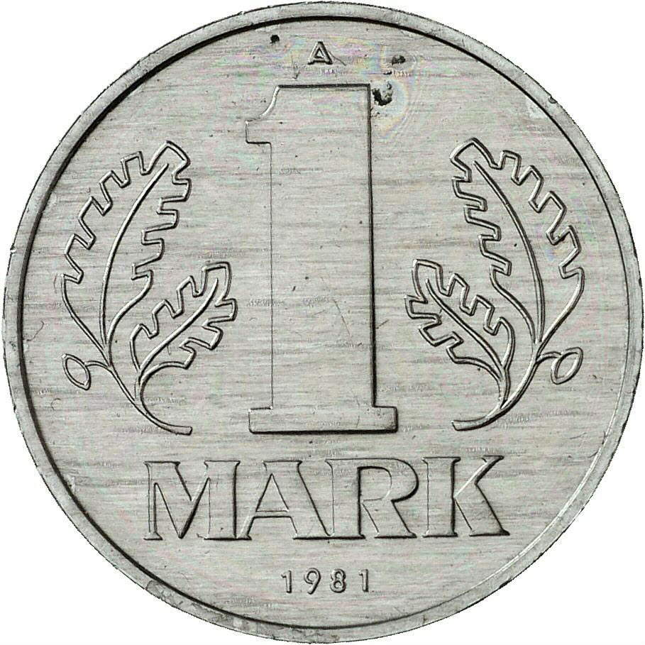 DE 1 Mark der DDR 1981 A