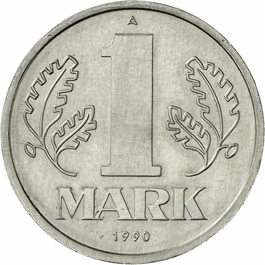 DE 1 Mark der DDR 1990 A