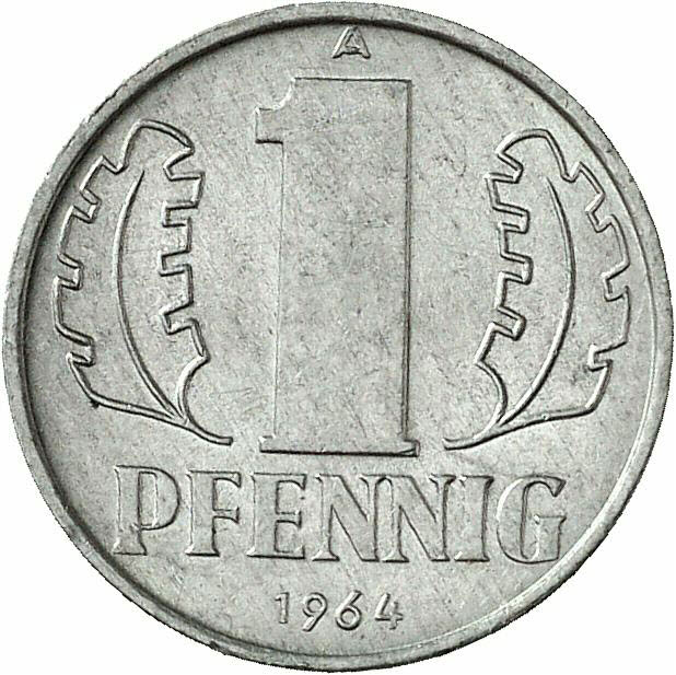 DE 1 Pfennig 1964 A