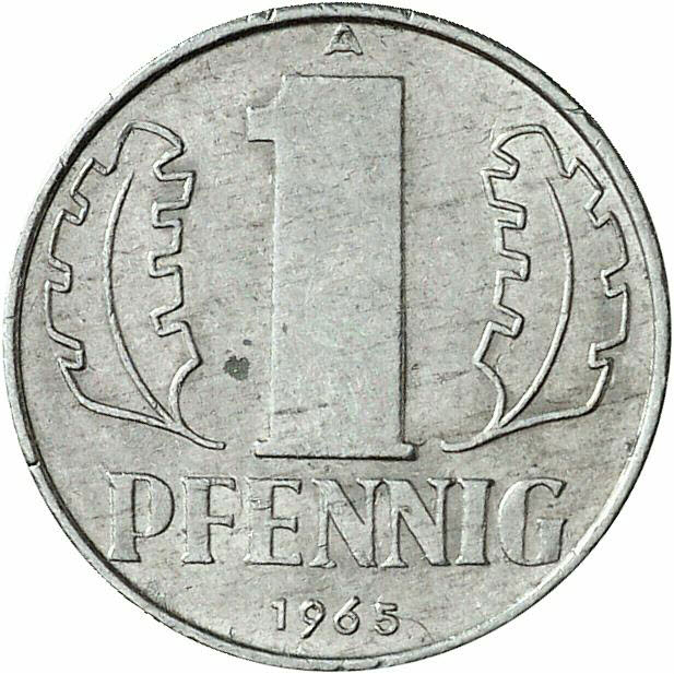 DE 1 Pfennig 1965 A
