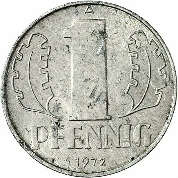 DE 1 Pfennig 1972 A