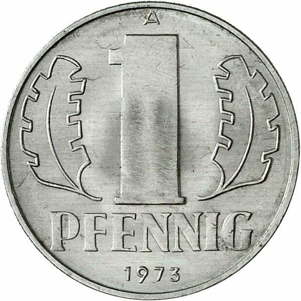 DE 1 Pfennig 1973 A