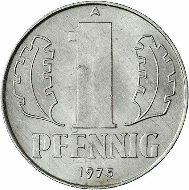 DE 1 Pfennig 1975 A