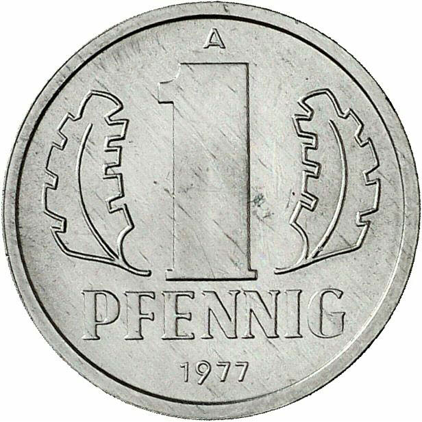 DE 1 Pfennig 1977 A