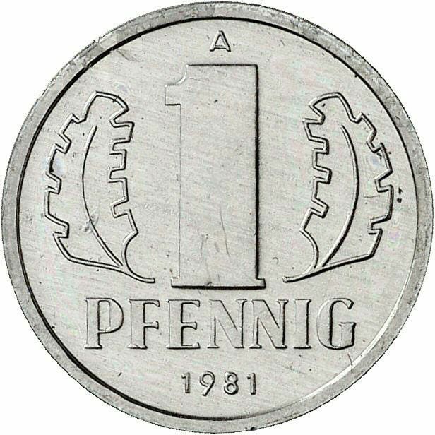 DE 1 Pfennig 1981 A