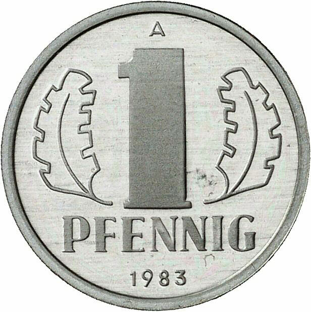 DE 1 Pfennig 1983 A