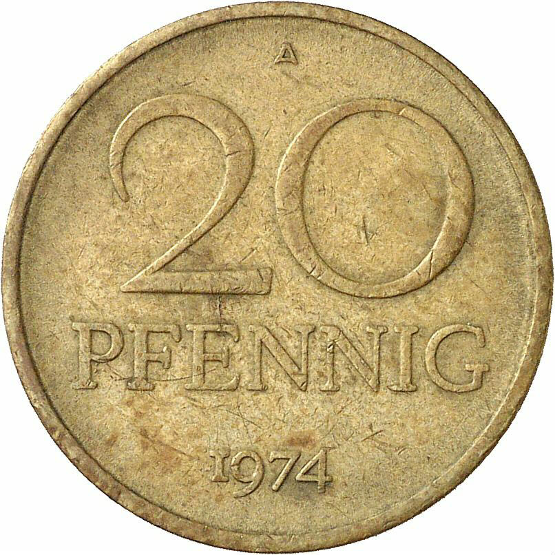 DE 20 Pfennig 1972 A