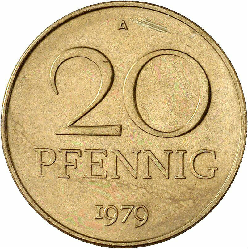DE 20 Pfennig 1979 A