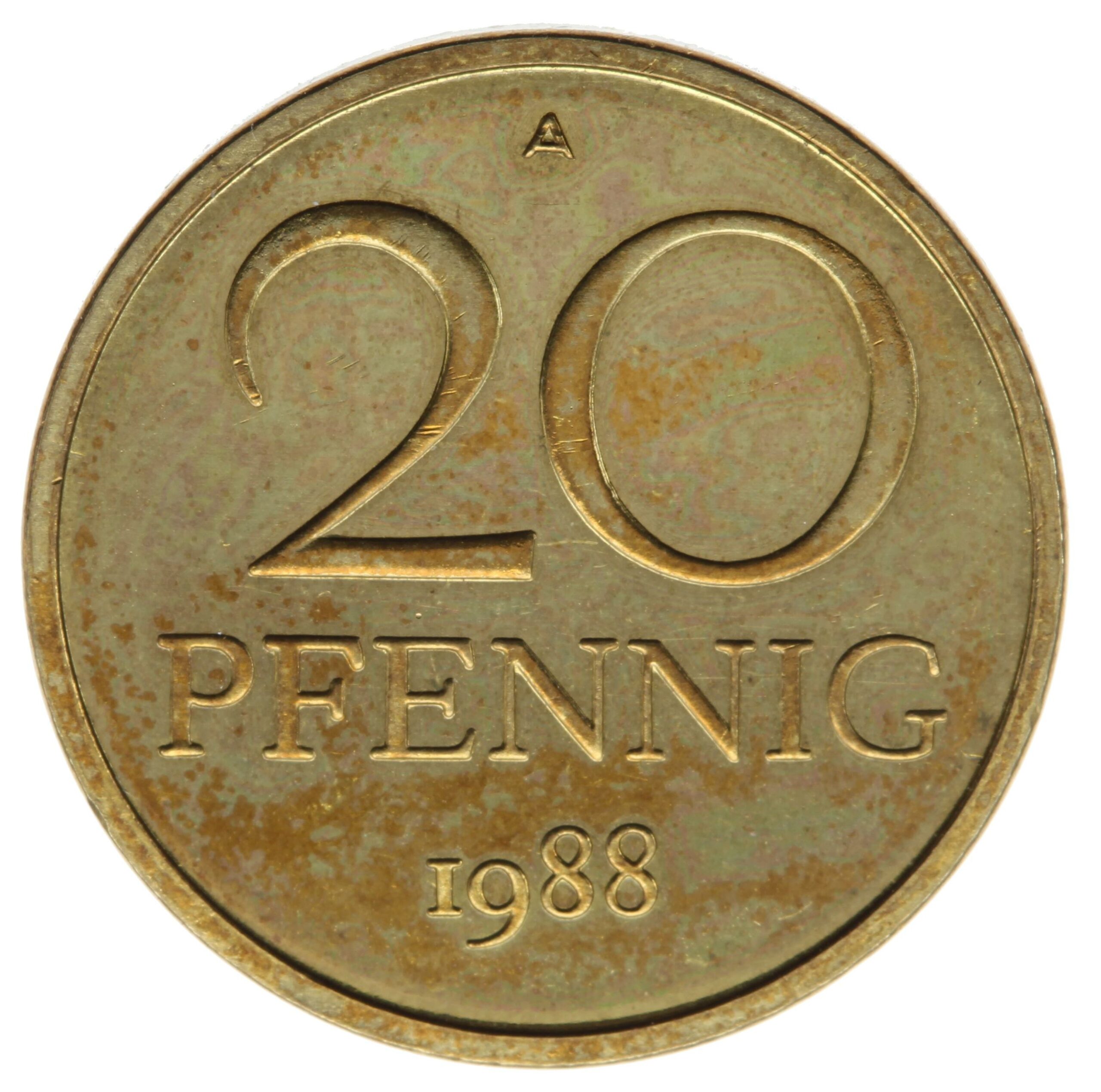 DE 20 Pfennig 1988 A