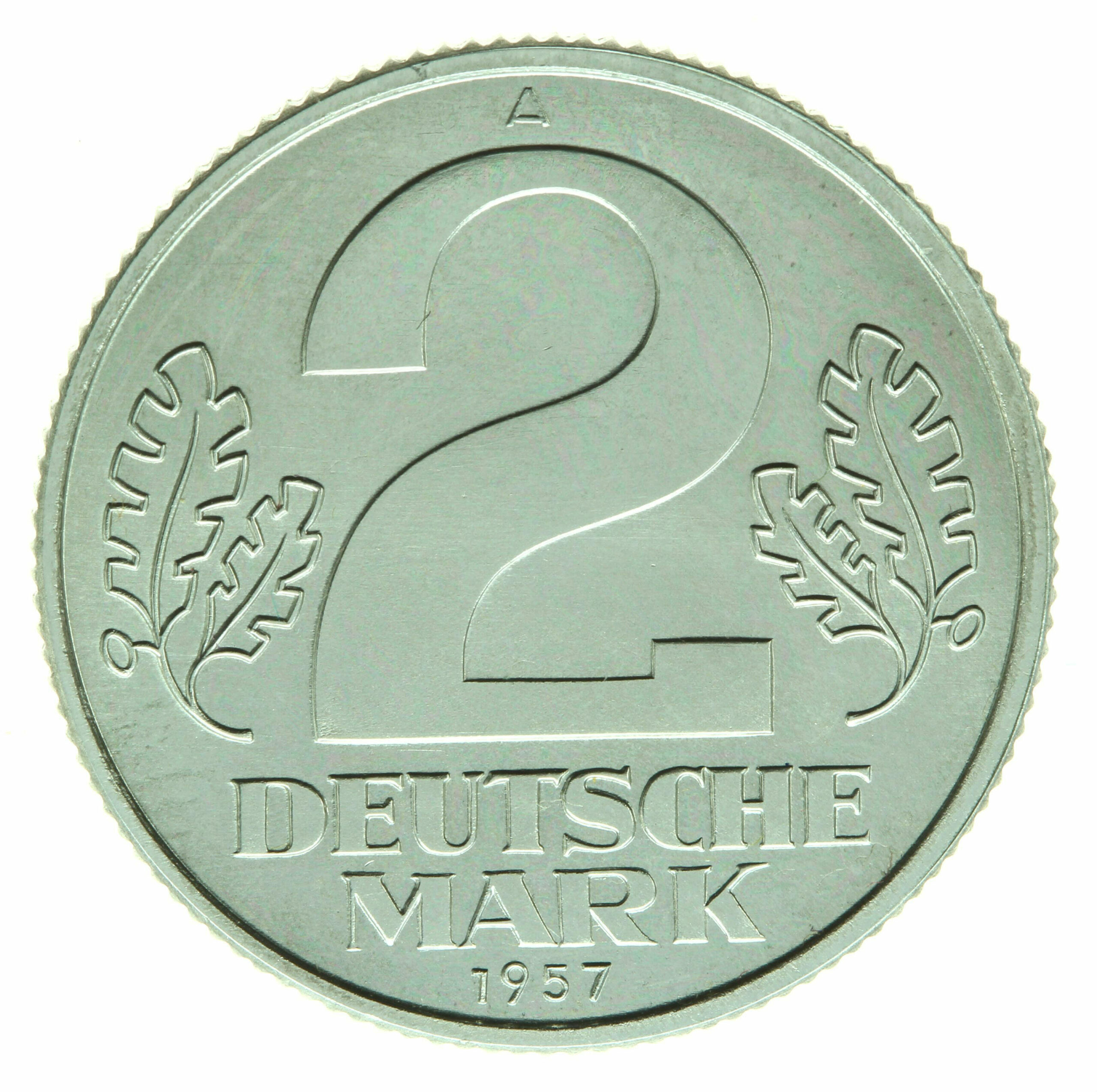 DE 2 Deutsche Mark (Ost) 1957 A