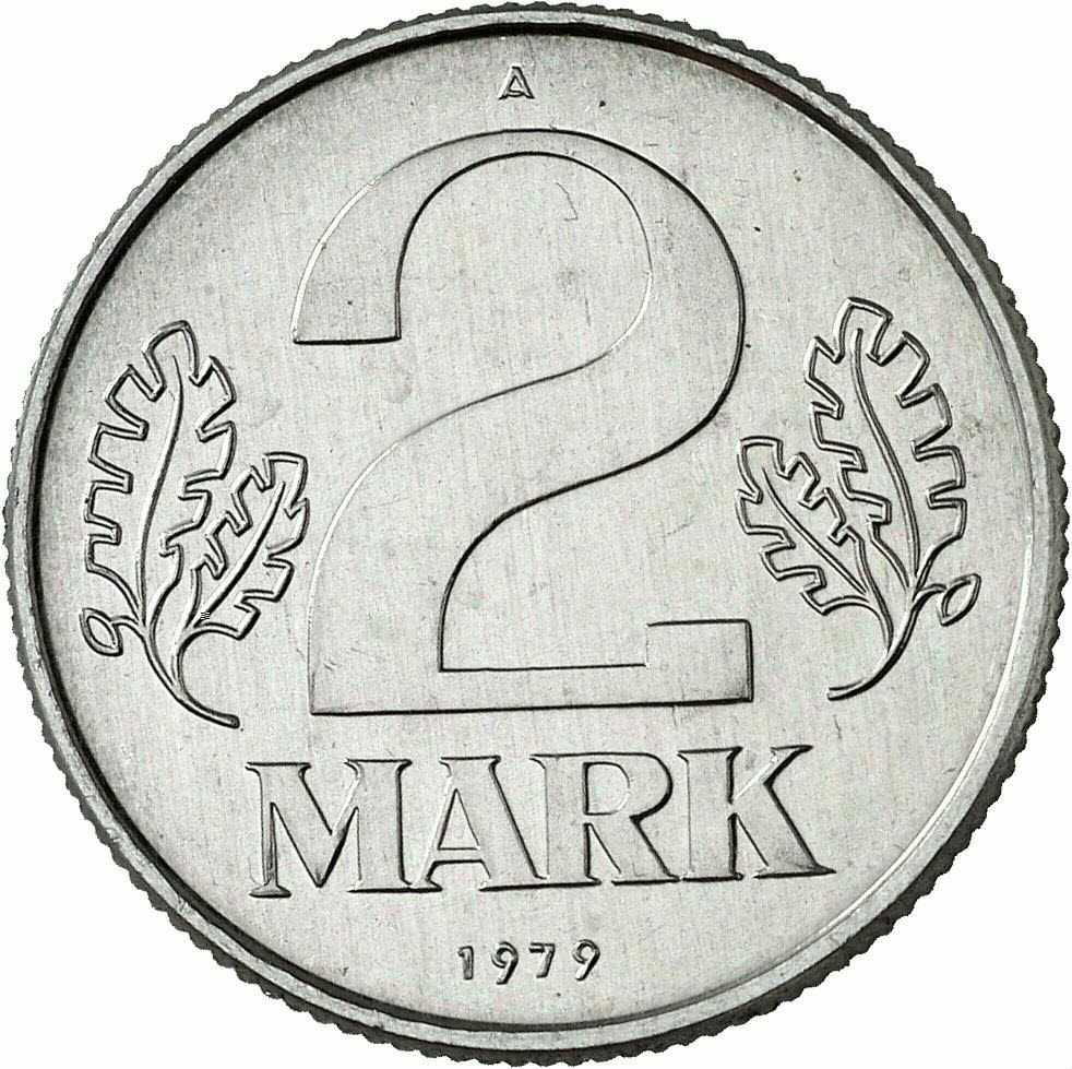 DE 2 Mark der DDR 1979 A