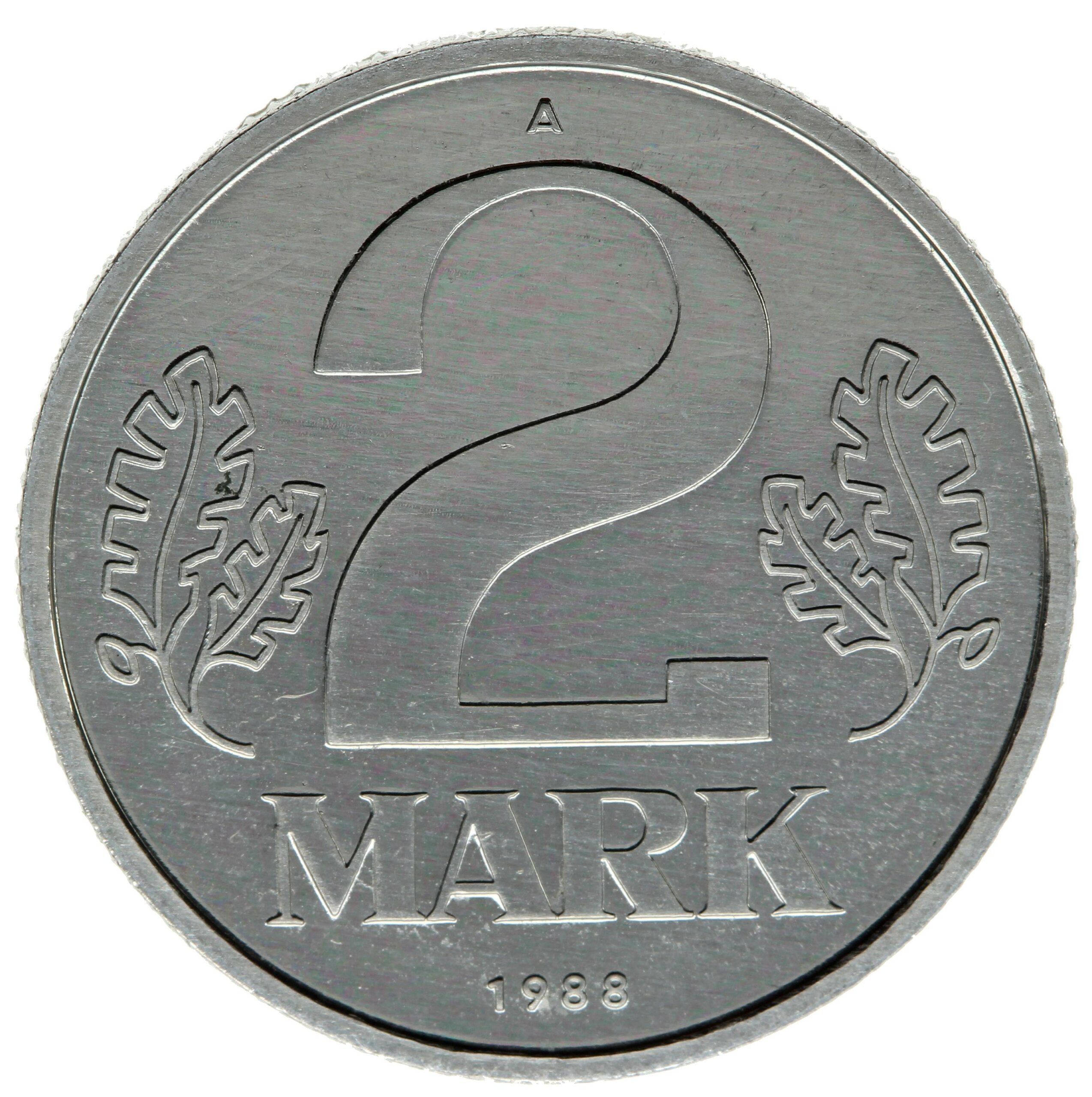 DE 2 Mark der DDR 1988 A