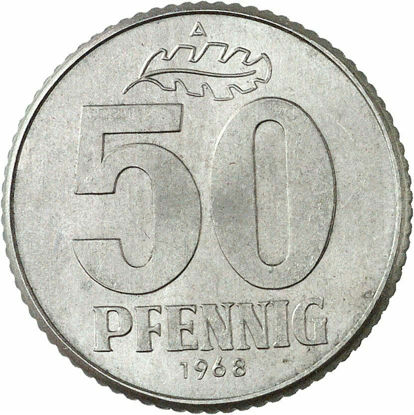 DE 50 Pfennig 1968 A