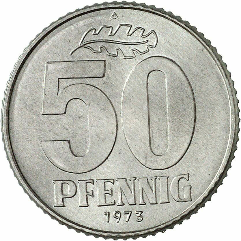 DE 50 Pfennig 1973 A