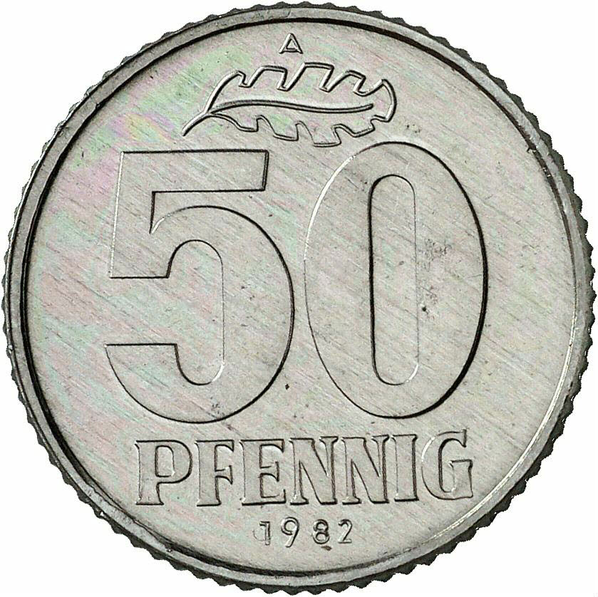 DE 50 Pfennig 1982 A