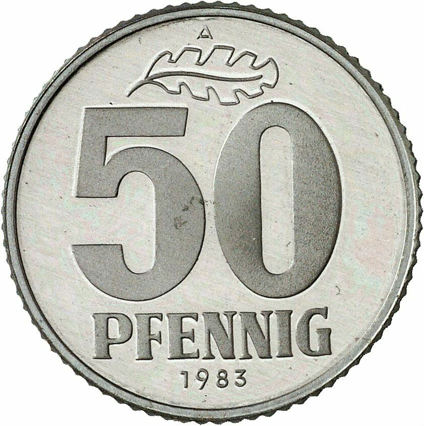 DE 50 Pfennig 1983 A