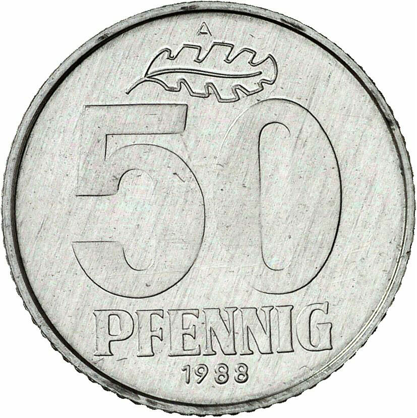 DE 50 Pfennig 1988 A