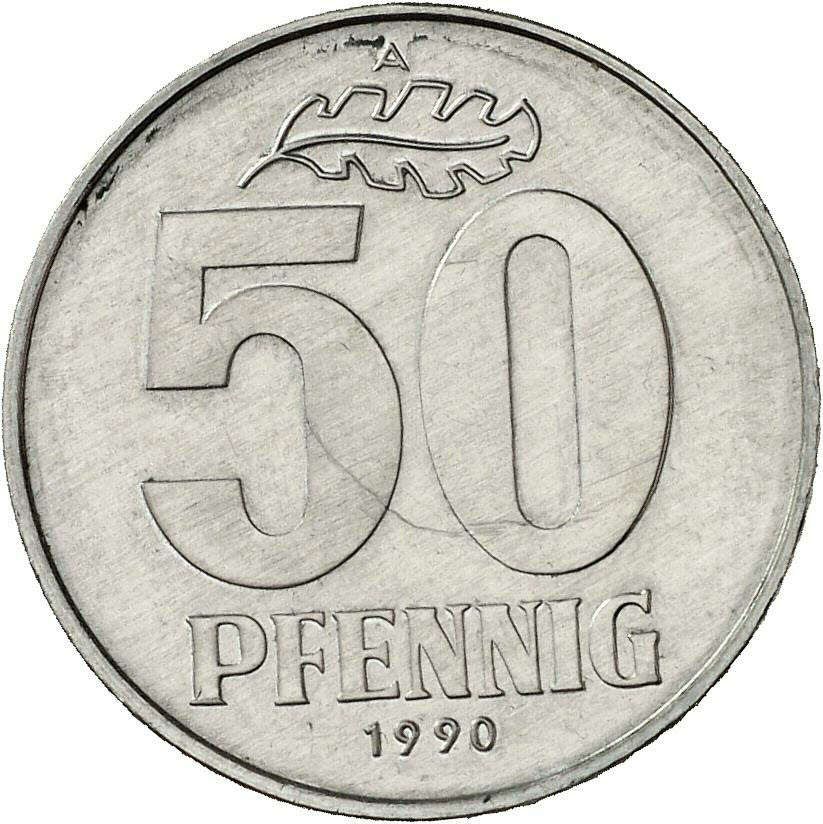DE 50 Pfennig 1990 A