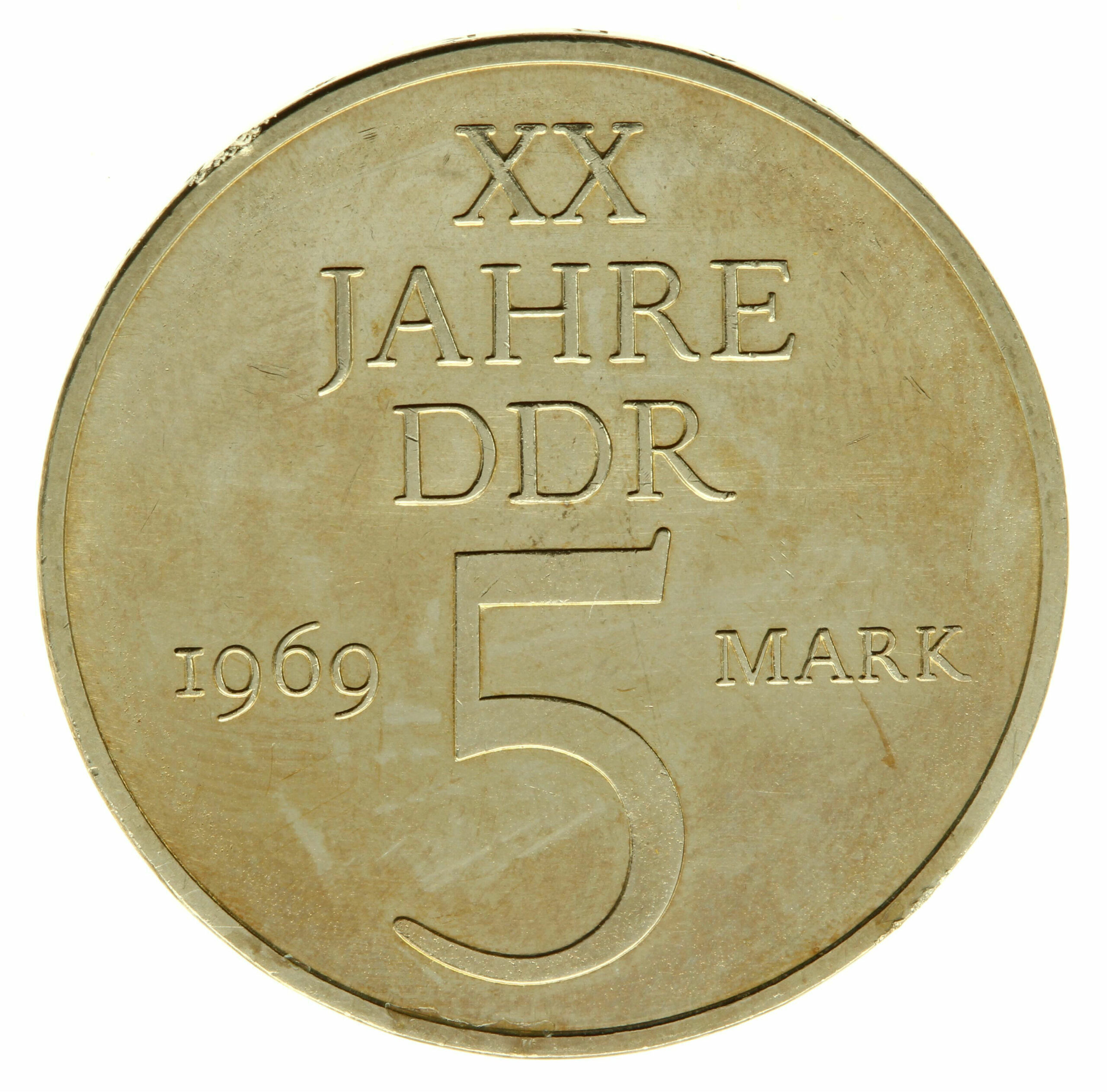 DE 5 Mark der DDR 1969