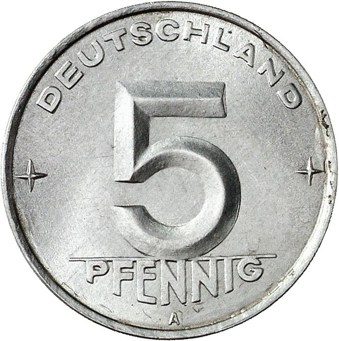 DE 5 Pfennig 1953 A