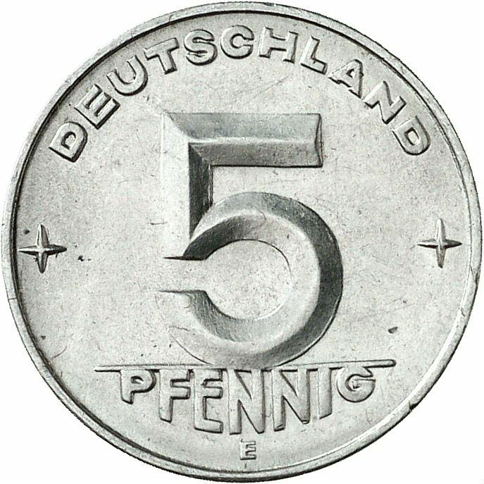 DE 5 Pfennig 1953 E