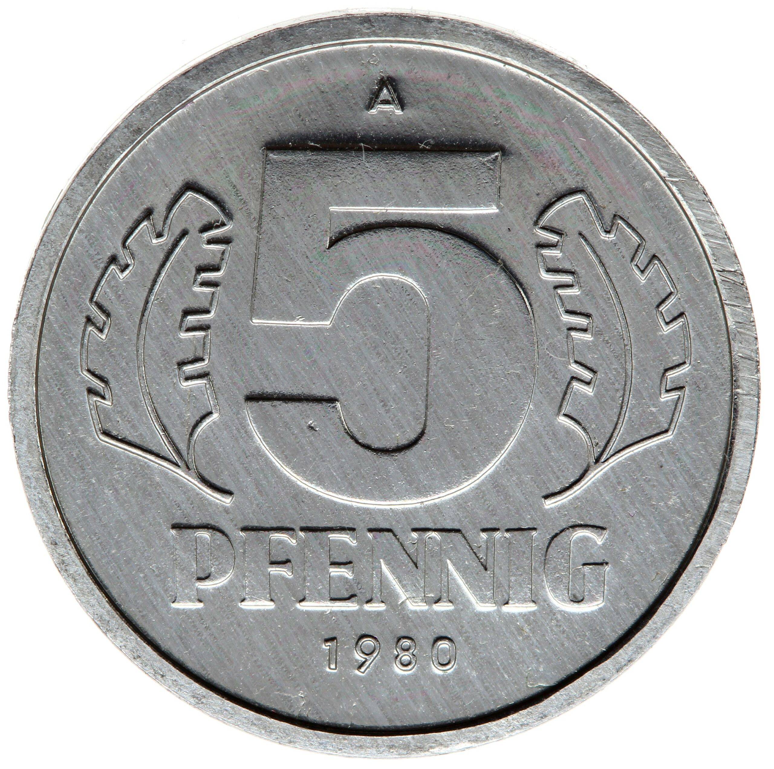 DE 5 Pfennig 1980 A