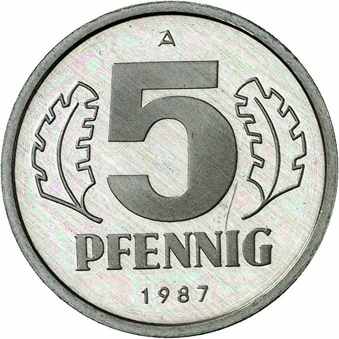 DE 5 Pfennig 1986 A