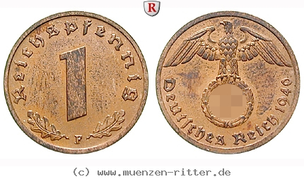 DE 1 Reichspfennig 1940 A