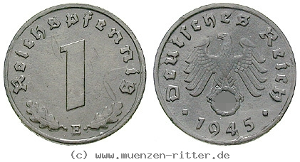 DE 1 Reichspfennig 1941 E