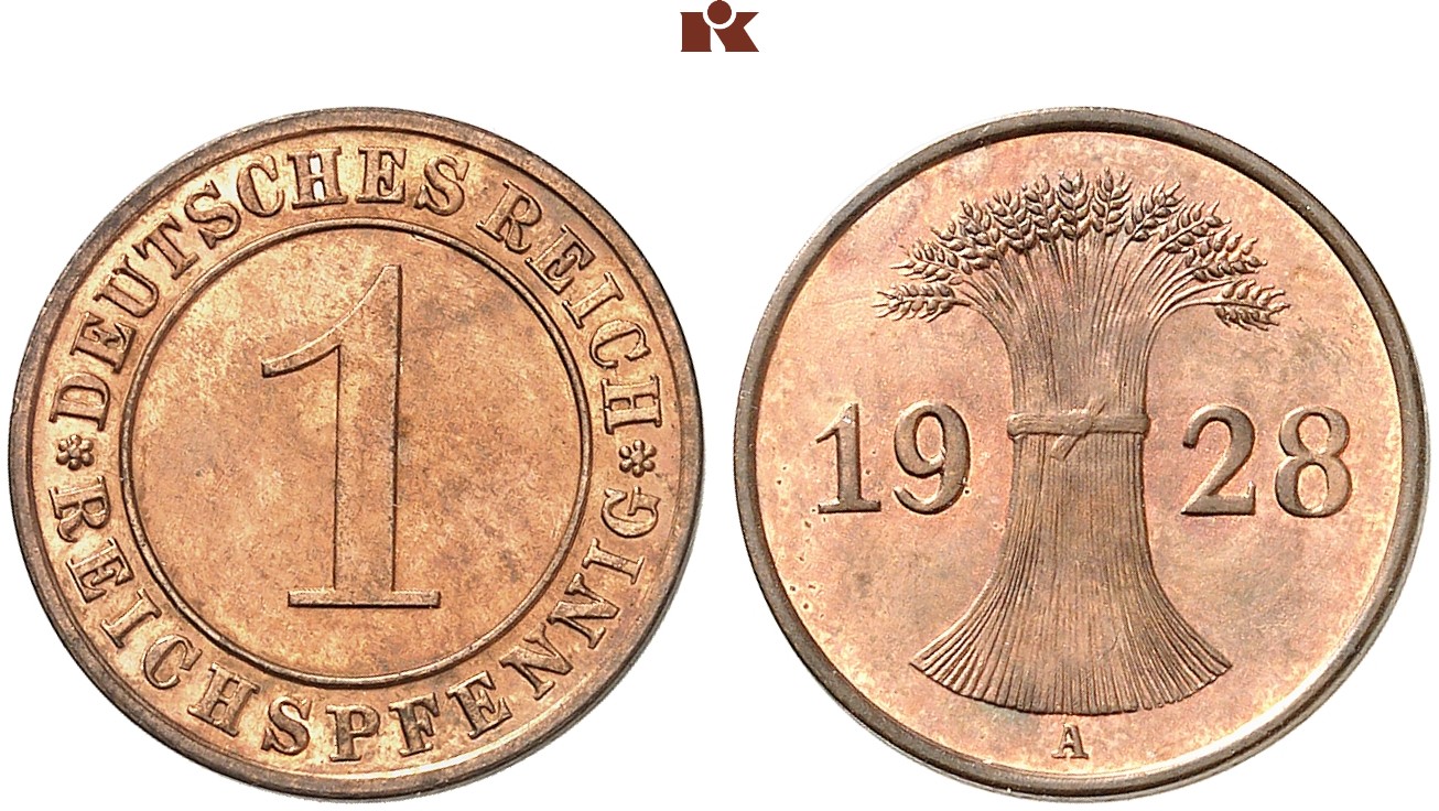 DE 1 Reichspfennig 1928 A
