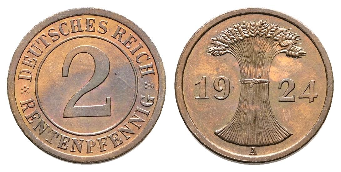 DE 2 Rentenpfennig 1924 G