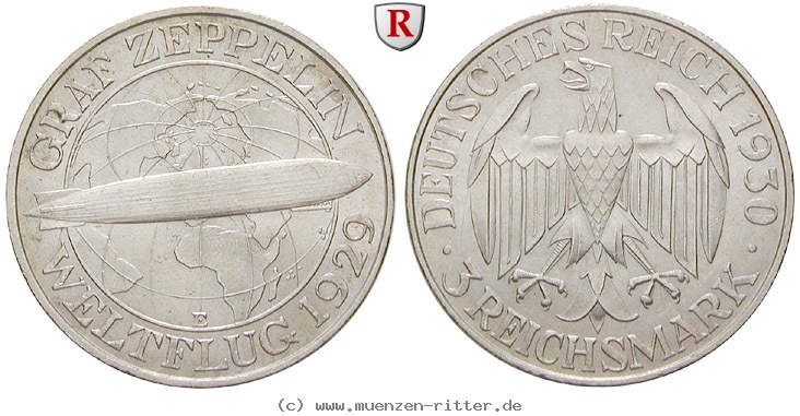 DE 3 Reichsmark 1930 E