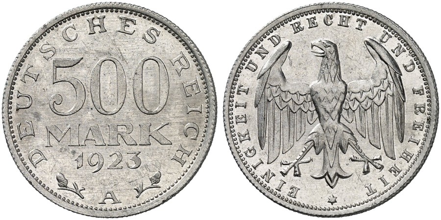 DE 500 Mark 1923 F