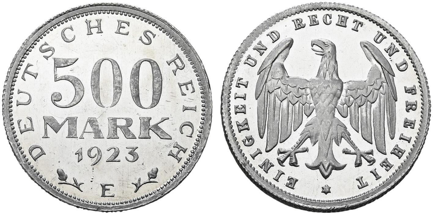 DE 500 Mark 1923 E