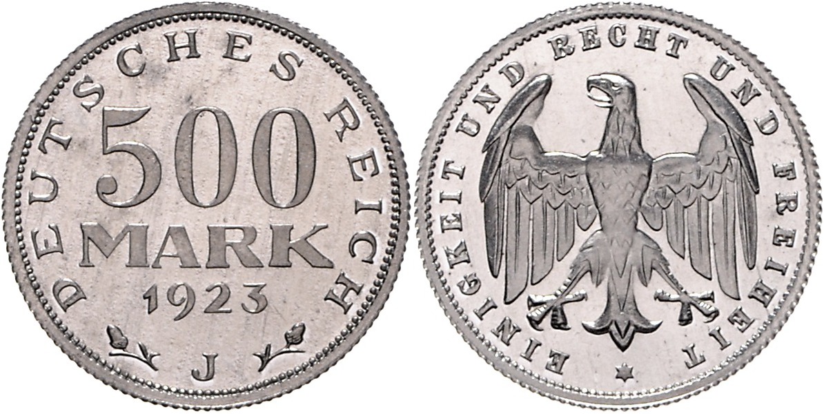 DE 500 Mark 1923 J