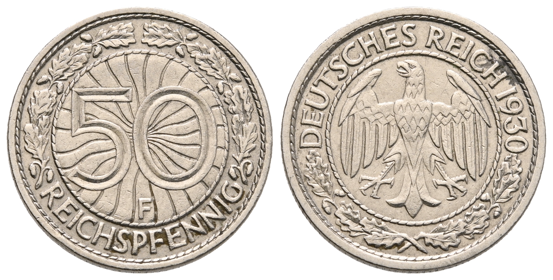 DE 50 Reichspfennig 1930 E