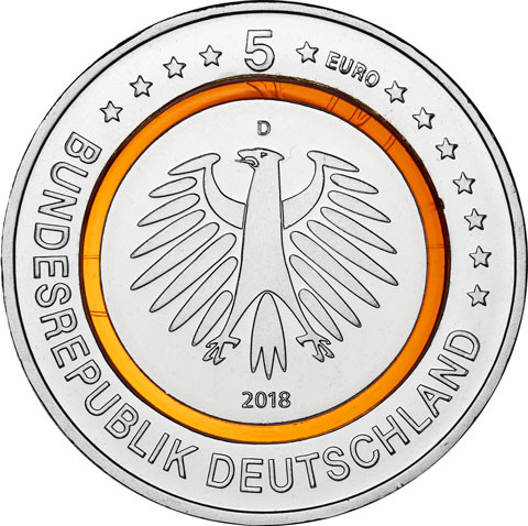 DE 5 Euro 2018 D