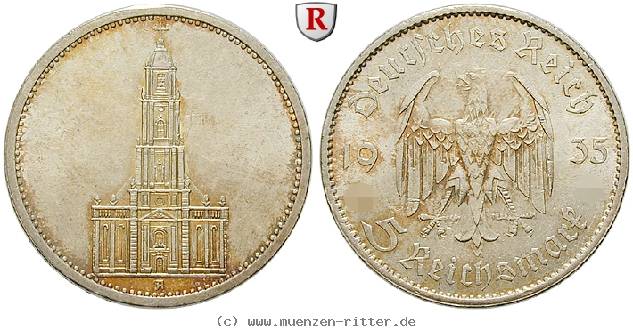 DE 5 Reichsmark 1935 E