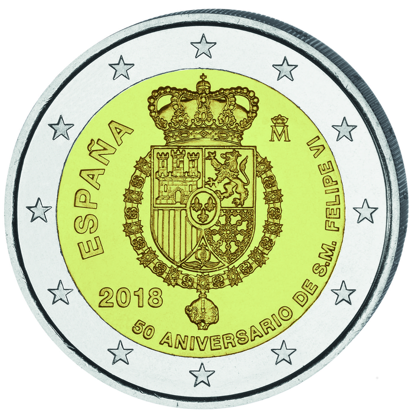 ES 2 Euro 2018 Real Casa de la Moneda Logo