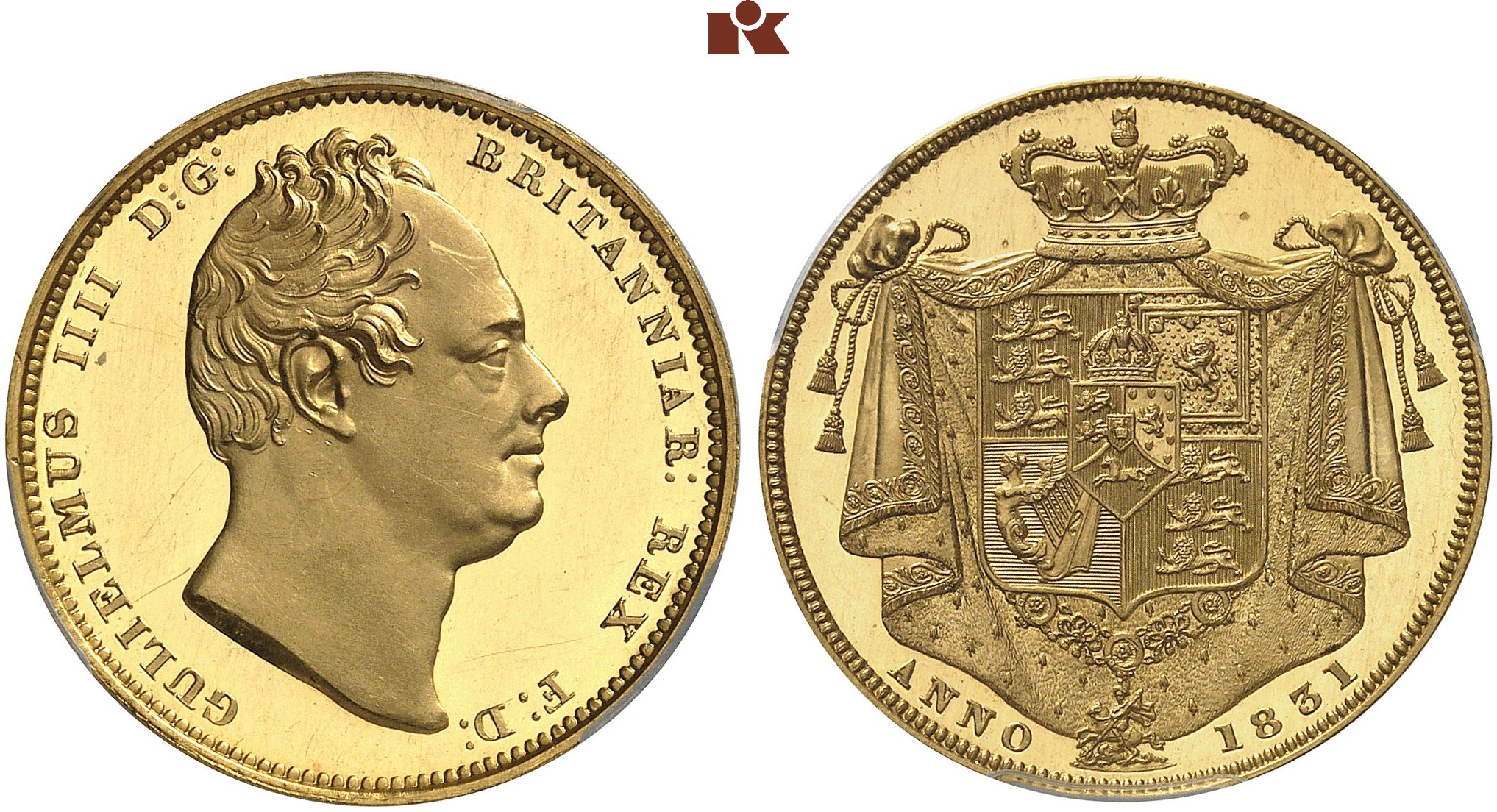 GB 2 Pounds 1831