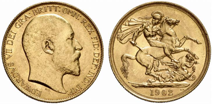 GB Double Sovereign 1902