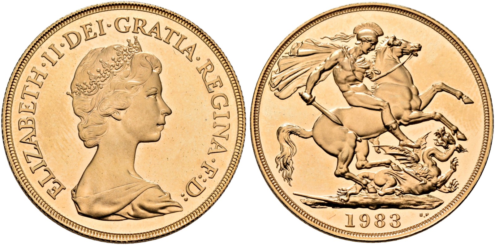 GB Double Sovereign 1983
