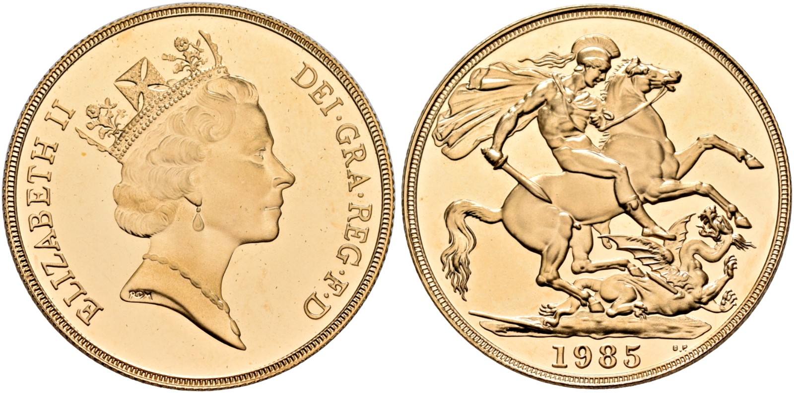 GB Double Sovereign 1985