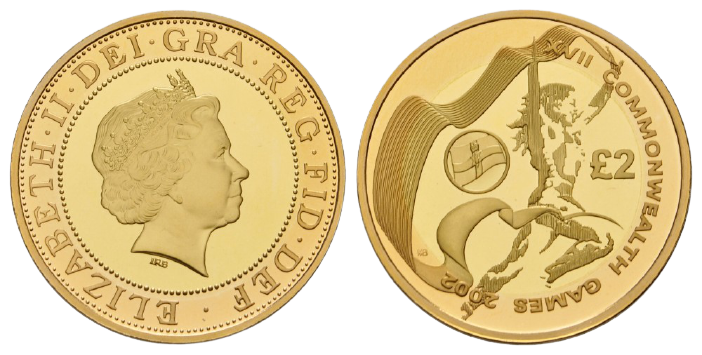 GB 2 Pounds 2002