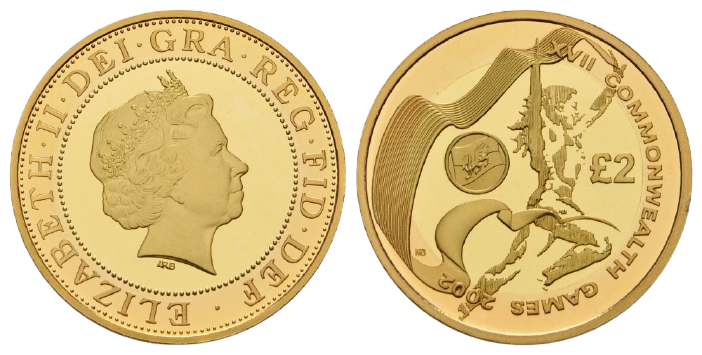 GB 2 Pounds 2002