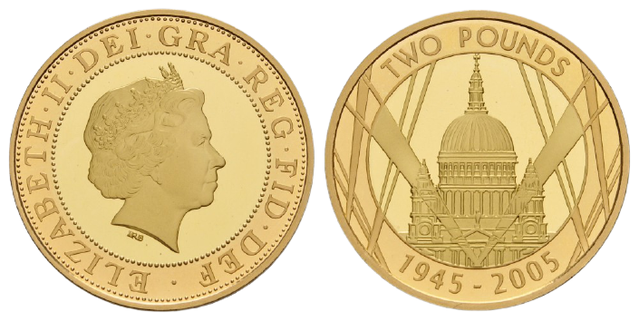 GB 2 Pounds 2005