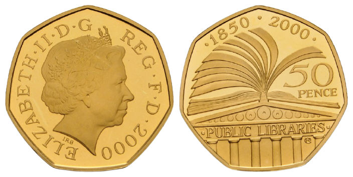 GB 50 Pence 2000