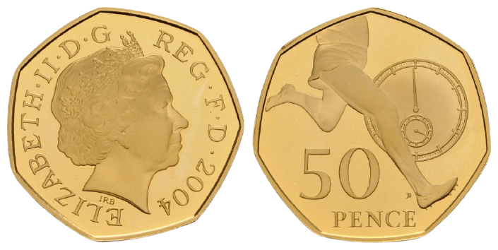 GB 50 Pence 2004